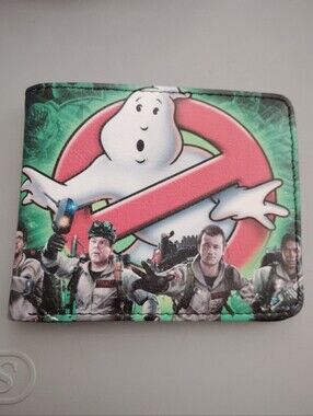 New Ghostbusters Halloween horror anime manga leather wallet